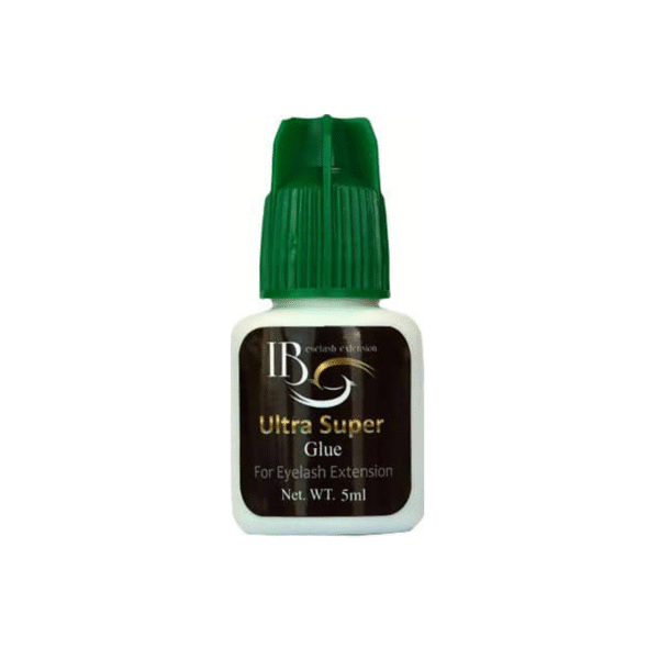 IB eyelash implant glue (in green)