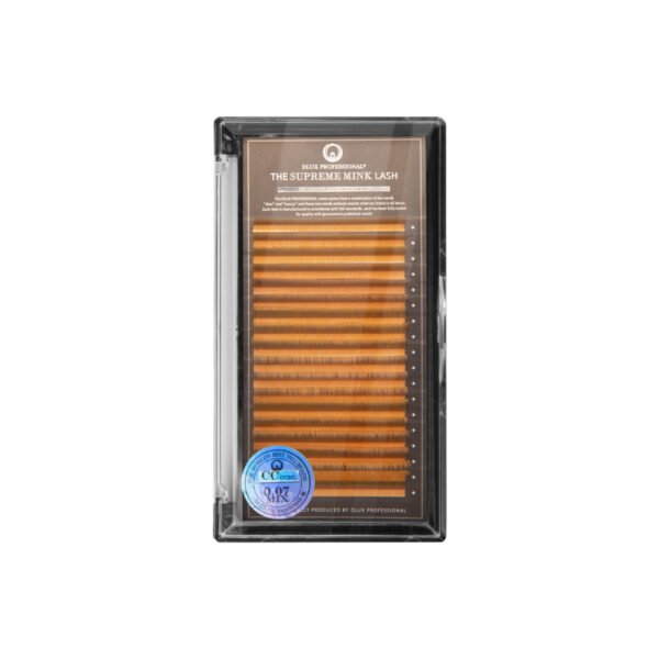 پالت مژه CC-0.07 دلوکس (قهوه‌ای لاته)