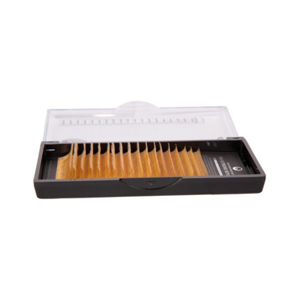 پالت مژه CC-0.07 دلوکس (قهوه‌ای لاته)
