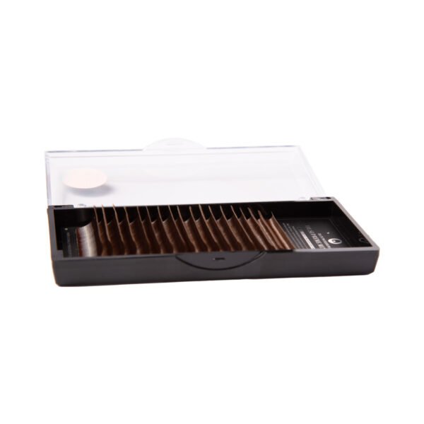 پالت مژه CC-0.07 دلوکس (قهوه‌ای تیره)