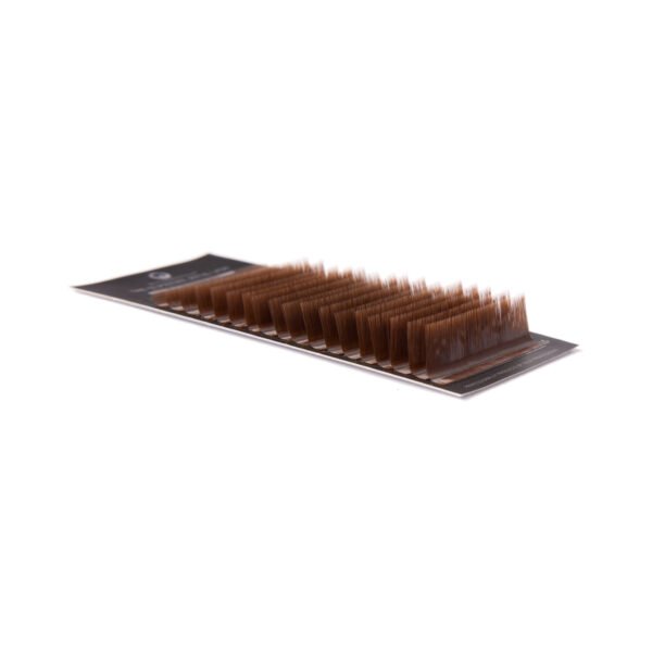 پالت مژه LW-0.07 دلوکس (قهوه‌ای تیره)