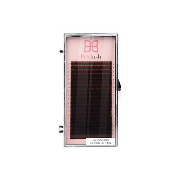پالت مژه 0.07 رویلش (قهوه‌ای_Dark Chocolate)